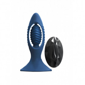 Plug anale vibrante in silicone vibratore dilatatore anal butt tappo con ventosa