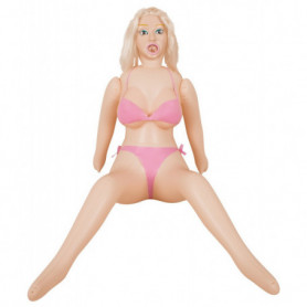 Bambola gonfiabile sexy real doll realistica stimolante vagina ano bocca finta