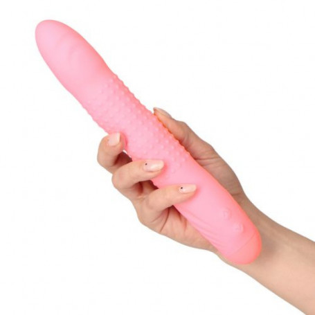 Vibratore vaginale in silicone realistico dildo fallo vibrante morbido punto G