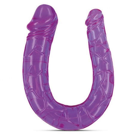 Fallo doppio double dildo purple