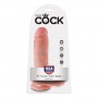 Fallo realistico Dildo king cock Flesh 8 Whit balls 