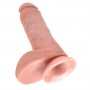 Fallo realistico Dildo king cock Flesh 8 Whit balls 