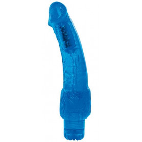 Vibratore realistico vaginale anale dildo fallo vibrante pene finto in Jelly