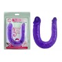 Fallo doppio piacere Anale Vaginale violet doble dildo