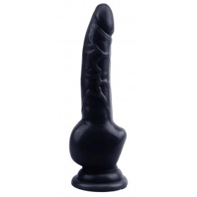 Fallo dildo nero realistico vaginale anale con ventosa