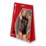 Body mesh sexy hot black cutaway bodysuit lingerie intimo black