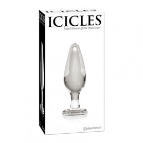 Fallo plug anale in vetro Glass icicles no 26