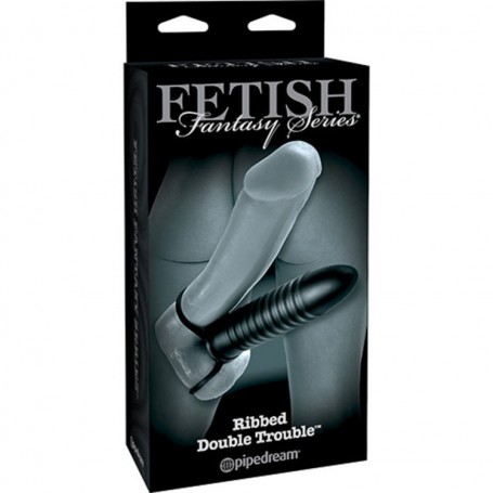 Fallo indossabile anale  limited edition ribbed double trouble fetish fantasy