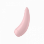 Succhia clitoride Satisfyer Curvy 2+ masturbatore massaggiatore per donna rosa