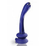 fallo in vero glass liscio con ventosa in silicone stimolatore vaginale anale