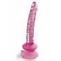 fallo realistico in vetro glass dildo con ventosa silicone pene vaginale anale
