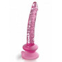 fallo realistico in vetro glass dildo con ventosa silicone pene vaginale anale