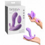 vibratore silicone fallo ricaricabile con telecomando stimolatore vaginale anale