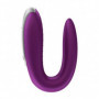 Vibratore per coppia Double Fun in silicone stimolatore anale vaginale vibrante