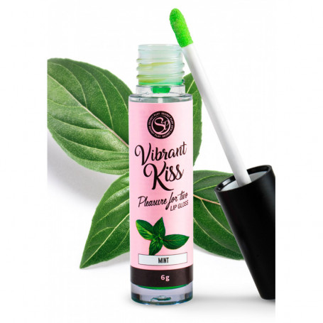 Lubrificante aromatizzato menta lip gloss stimolante vaginale anale a base acqua