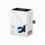 Vibratore per coppia vaginale anale in silicone massaggiatore Double Love Blue