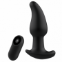 vibratore anale massaggiatore prostata butt plug in silicone con telecomando