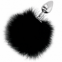 plug butt mini dilatatore anale piccolo fallo liscio dildo in metallo con coda
