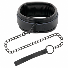 Accessorio costrittivo bondage collare con guinzaglio giochi sadomaso schiavo