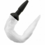 Fallo anale con coda dildo dilatatore stimolatore in silicone butt plug liscio