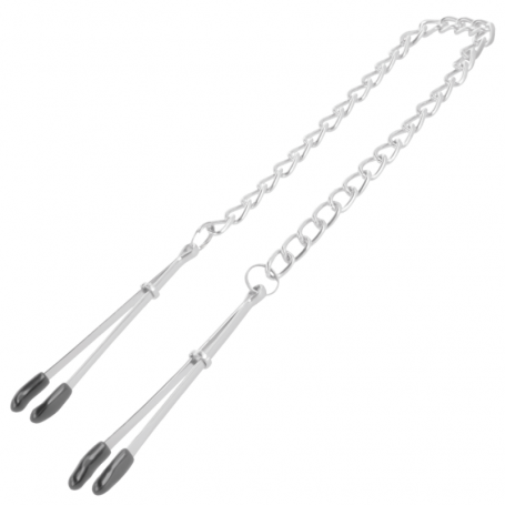 Pinze bondage strizza capezzoli in acciaio stimolatore seno accessorio fetish