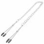 Pinze bondage strizza capezzoli in acciaio stimolatore seno accessorio fetish