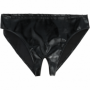 Slip intimo sexy aperto mutanda donna uomo per giochi erotici sadomaso bondage