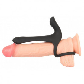 Vibratore con anello fallico dildo vibrante vaginale anale stimolatore clitoride