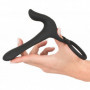Vibratore con anello fallico dildo vibrante vaginale anale stimolatore clitoride