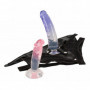 Imbragatura con dildo realistico fallo con ventosa pene finto harness pegging