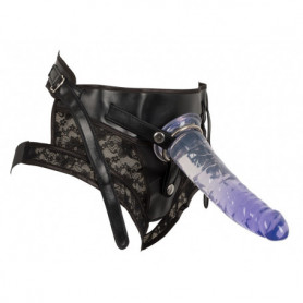 Imbragatura con dildo realistico fallo con ventosa pene finto harness pegging