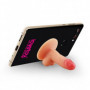 Mini pene finto con ventosa accessorio scherzo divertente piccolo gadget feste