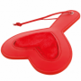 Accessorio bondage per giochi erotici sculacciatore sexy spanker rosso con pelo