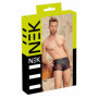 Boxer sexy nero a vita bassa Slip trasparenti da uomo con cerniera zip erotica