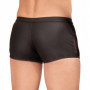Boxer sexy nero a vita bassa Slip trasparenti da uomo con cerniera zip erotica