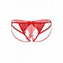 Mutanda donna in pizzo con fiocco sexy slip perizoma intimo aperto ragazza hot