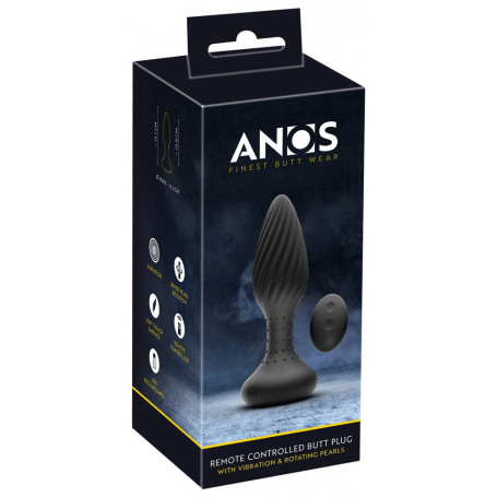 Vibratore stimolatore anale fallo vibrante dilatatore dildo ButtPlug in silicone