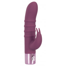 Vibratore rabbit dildo doppio vibrante stimolatore per clitoride fallo vaginale