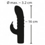 Vibratore rabbit dildo doppio vibrante stimolatore per clitoride fallo vaginale