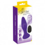 Vibratore anale stimolatore in silicone dildo plug liscio dilatatore vibrante