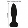 Vibratore anale stimolatore in silicone dildo plug liscio dilatatore vibrante