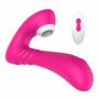 Vibratore in silicone doppio stimolatore vibrante vaginale succhia clitoride