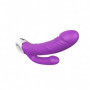 Vibratore doppio dildo in silicone realistico vaginale mini fallo vibrante anale