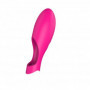 Vibratore da dito in silicone stimolatore vaginale anale clitoride vibrante rosa