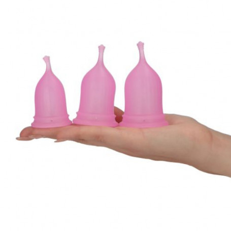 Coppette mestruali in silicone morbido kit assorbente interno per donna ragazza