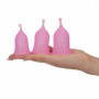 Coppette mestruali in silicone morbido kit assorbente interno per donna ragazza