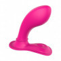 Vibratore in silicone realistico doppio stimolatore vaginale punto G clitoride