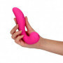 Vibratore vaginale in silicone doppio stimolatore vibrante succhia clitoride