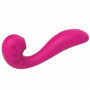 Vibratore vaginale in silicone doppio stimolatore vibrante succhia clitoride