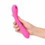 Vibratore vaginale in silicone realistico stimolatore vibrante succhia clitoride